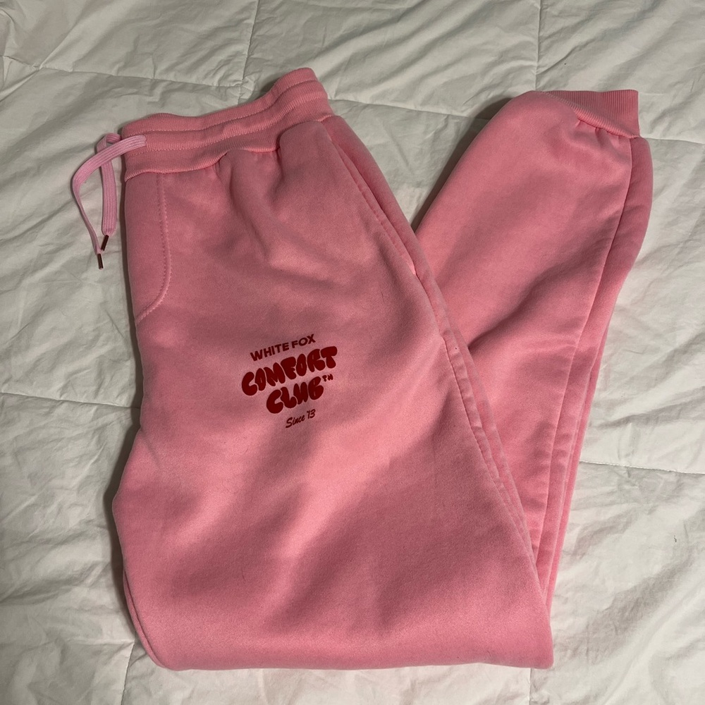 White Fox Sweatpants